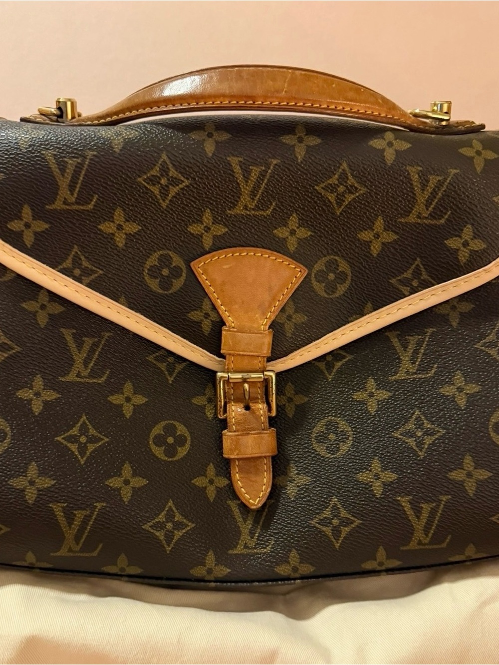 Louis Vuitton Monogram Canvas Satchel in Brown and Tan - Picture 2 of 7